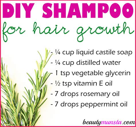 Homemade Shampoo For Hair Growth Using Essential Oils Beautymunsta