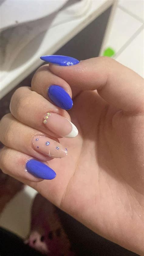 Inspo Unha Olho Grego Unhas Azuis Ideias Para Unhas Unhas Decoradas