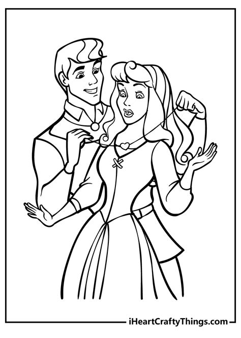 Free Coloring Pages Sleeping Beauty