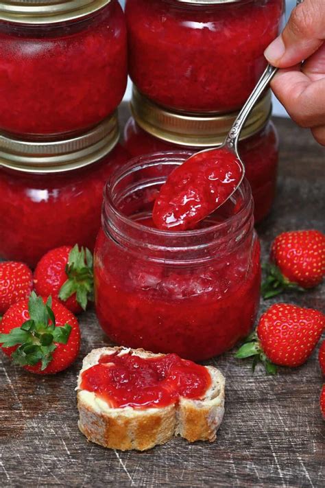 Easy Homemade Strawberry Jam No Pectin Alphafoodie