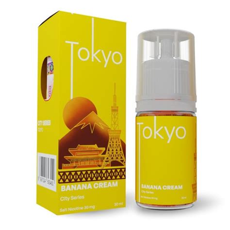 Liquid Foom Tokyo Banana Cream Salt Nic Ml By Flooid X Vss Vapeku