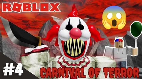 Horror House Me Fas Gaya Carnival Of Terror Roblox Horror Gameplay