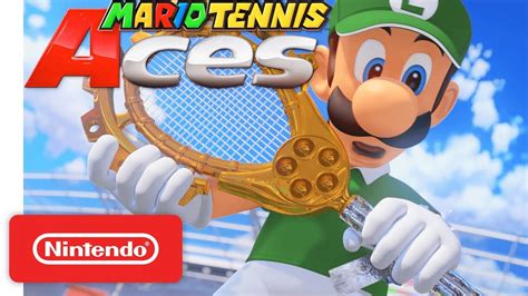 Nintendo Switch Mario Tennis Aces Brand New With Plastic Wrap