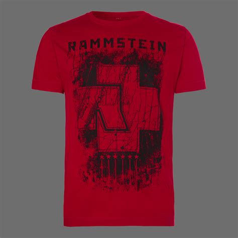 Camiseta ”sechs Herzen” Rammstein Shop