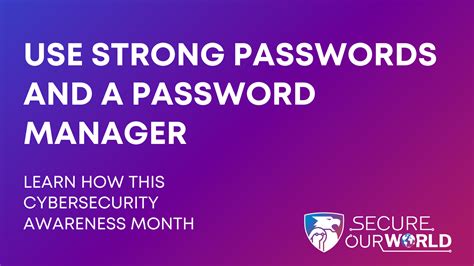 Cybersecurity Awareness Month Use Strong Passwords Rave Pubs