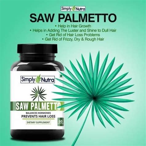 Simply Nutra Saw Palmetto Serenoa Repens Natural Extract Veg