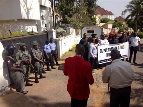 Photos Groups Protest Slavery Of Nigerians In Libya Punch Newspapers