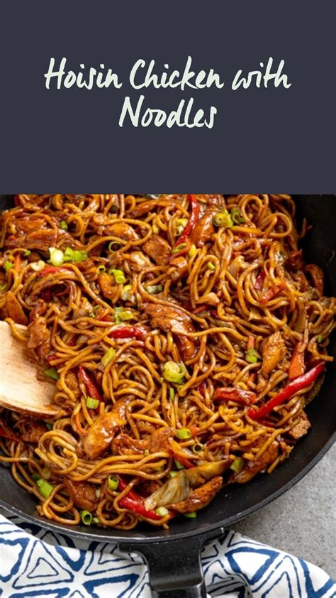 Hoisin Chicken Noodles Artofit