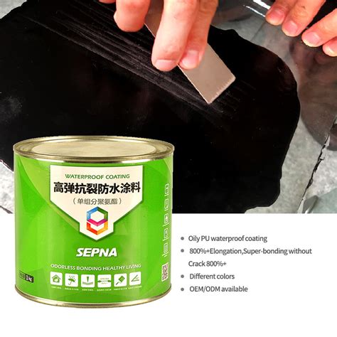 Single Part Self Leveling UV Resistant Polyurethane Waterproof Paint