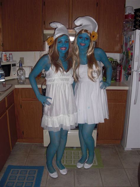 Papa smurf and smurfette halloween costume contest at costume works com ...