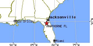 Hawthorne, Florida (FL) ~ population data, races, housing & economy