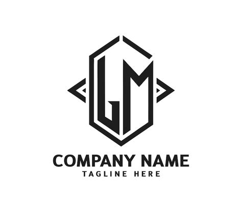 Lm Modern Monogram Logo Premium Ai Generated Vector