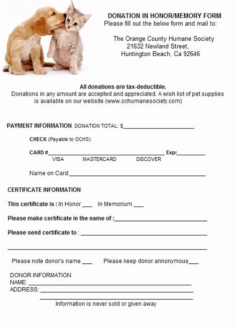 Spay Neuter Contract Template