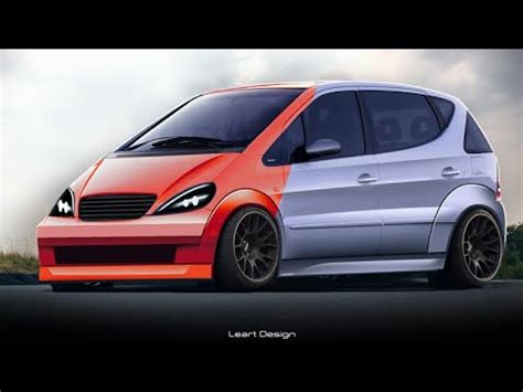 Mercedes A Class W168 Wide Body Kit Virtual Tuning Photoshop YouTube