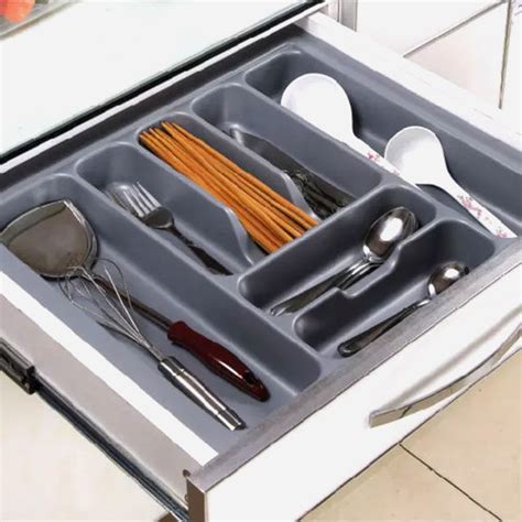 Jual Cutlery Tray Holder Rak Sendok Garpu Laci Pvc Uk Cm