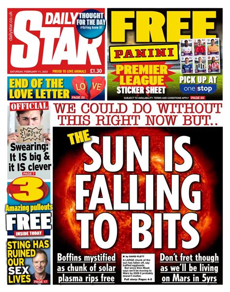 Daily Star Front Page 11th Of February 2023 Tomorrows Papers Today