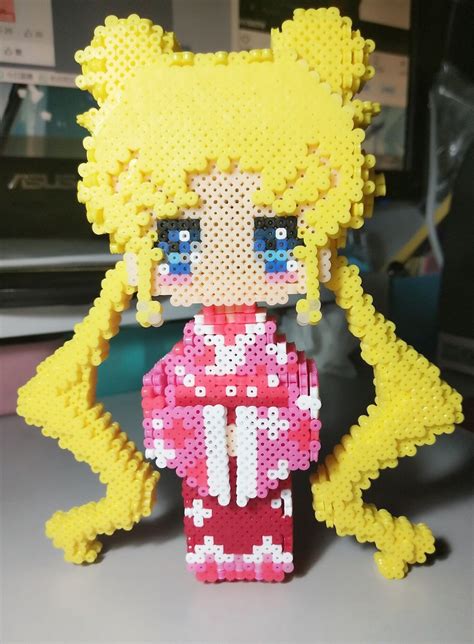 Sailor Moon Perler Bead Perler Bead Art Perler Beads Diy Perler Beads