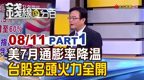 《美7月通膨趨緩 Fed官員 不改升息路徑 美股奔進牛市 台股多頭火力全開 》【錢線百分百】20220811 1│非凡財經新聞│ 錢線百分百 Line Today