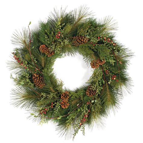 30 Inch Willow Pine Wreath Autograph Foliages