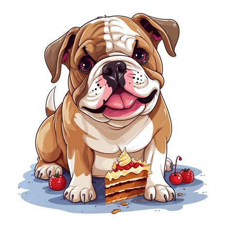 Premium Vector | Cute bulldog