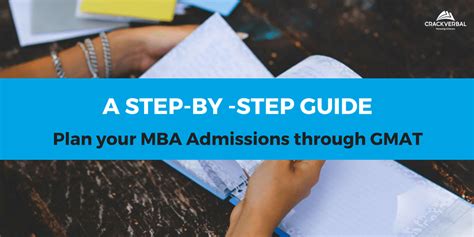 The Ultimate Mba Planner Step By Step Mba Admissions Gmat