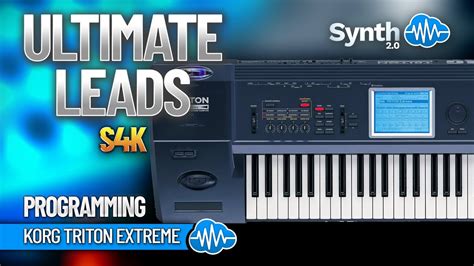 Korg Triton Extreme Ultimate Leads S K Programming Youtube