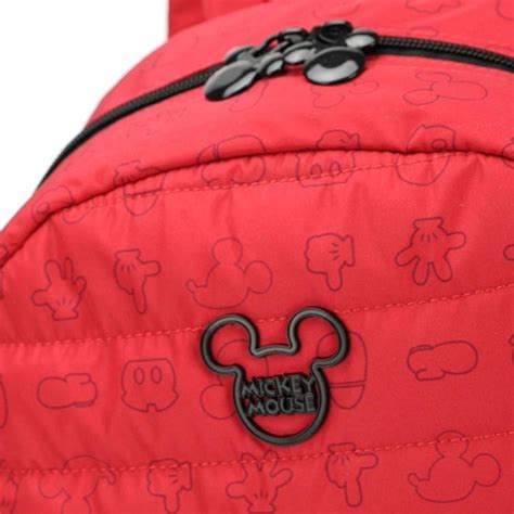 Mochila Costa Luxcel Mickey Feminina Vermelho Bmk Vm Papelaria