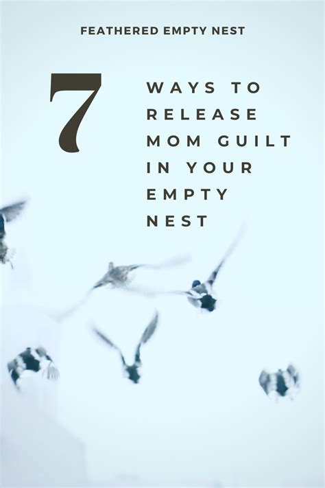 7 Ways To Release Mom Guilt In Your Empty Nest — Feathered Empty Nest The Guide To Enjoying Your