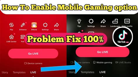 How To Enable Mobile Gaming Option On Tiktok Live Mobile Gaming