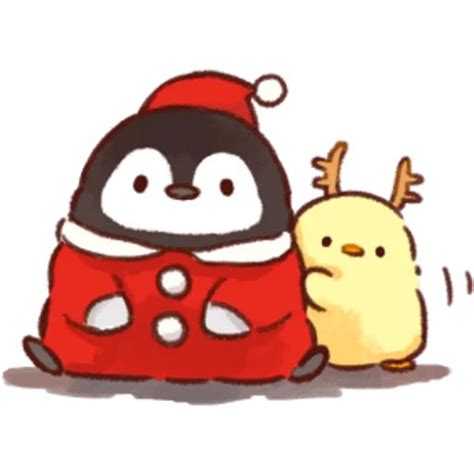 Soft And Cute Chicks Winter Telegram Stickers Cute Doodles Cute