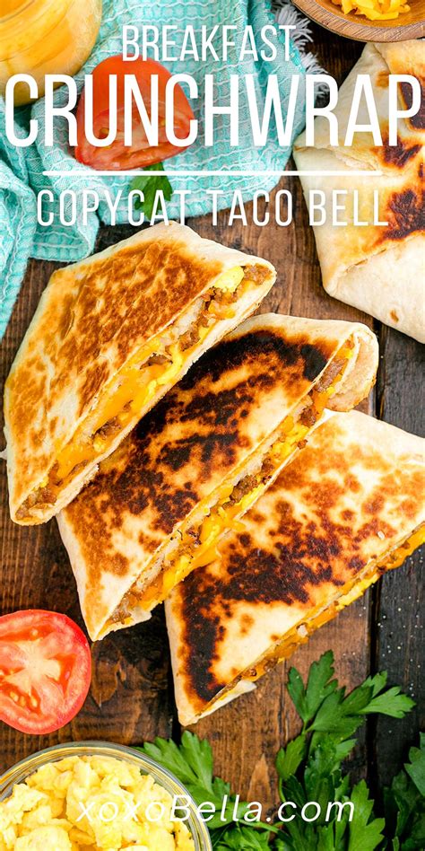 Breakfast Crunchwrap Recipe - xoxoBella