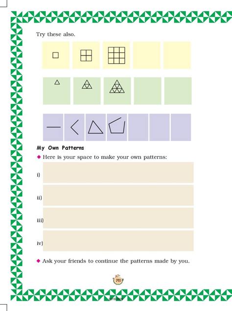 Ncert Book Class 3 Maths Chapter 10 Play With Patterns Pdf Aglasem