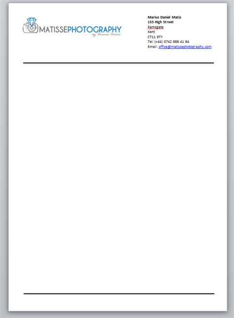 Introduction To Professional Practice Letter Headed Paper