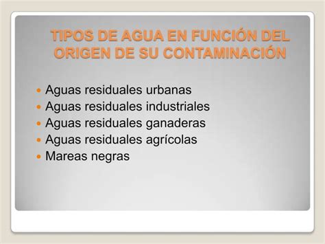 Ciencias naturales Contaminación del Agua PPT