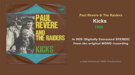 Paul Revere And The Raiders Kicks 1966 [des Stereo] Youtube