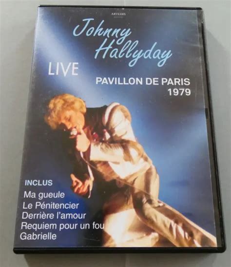 Dvd Musique Concert Johnny Hallyday Live Pavillon De Paris Eur