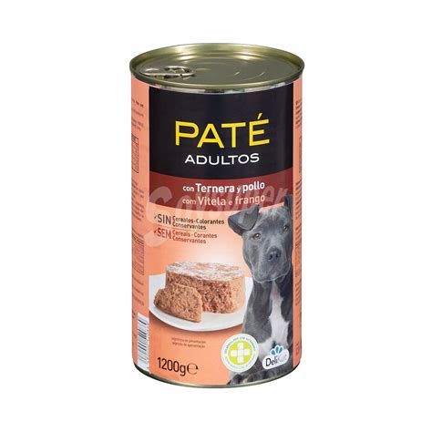 Delikuit Comida Perro Paté De Ternera Y Pollo Adulto Razas Medianas Y Grandes Bote 12 Kg