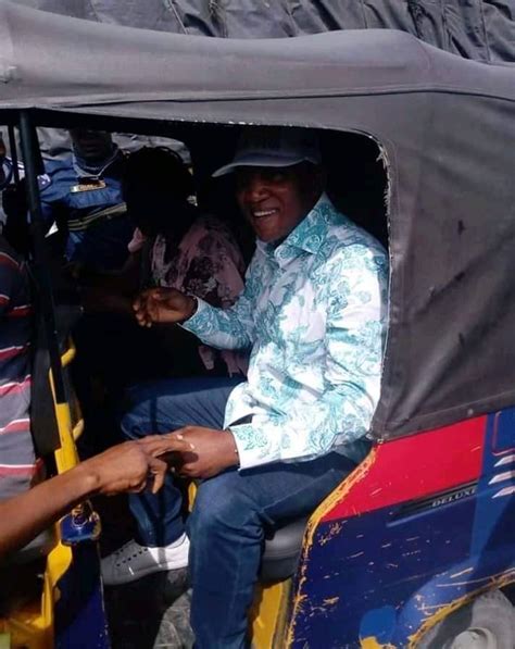 Bayelsa Apc Governorship Candidate David Lyon With Keke Drivers And