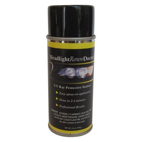 Headlight Renew Doctor® HRD 10031 - 4.5 oz. UV Protective Sealant Spray Can