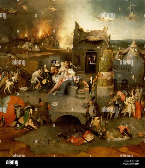 El Tr Ptico De La Tentaci N De San Antonio Por Hieronymus Bosch