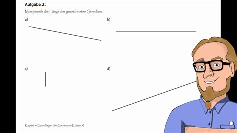 Strecken Mit Dem Lineal Messen Arbeitsblatt Aufgabe Mit L Sungen