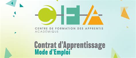 Contrat Dapprentissage Mode Demploi Cfa Académique De Poitiers