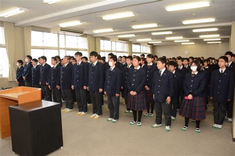 令和元年度 第2学期終業式＜中学校＞ 令和元年度 第2学期終業式＜中学校＞【33】 筑陽学園ブログ