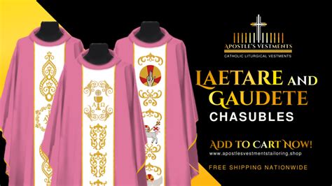 Laetare and Gaudete Chasuble Chasuble