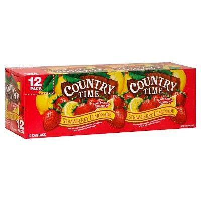 Country Time Strawberry Lemonade Pk Fl Oz Cans Reviews