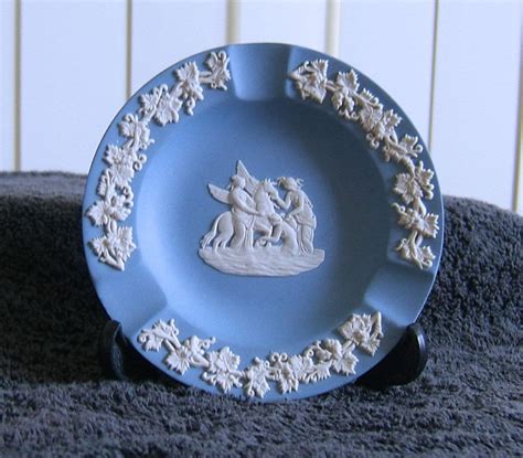 Wedgewood Blue Jasperware Ashtray