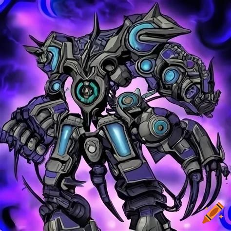 Futuristic Mechanical Entity Artwork In Yu Gi Oh Style On Craiyon