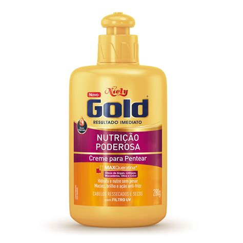 Creme para Pentear Niely Gold Nutrição Mágica 250g Pague Menos