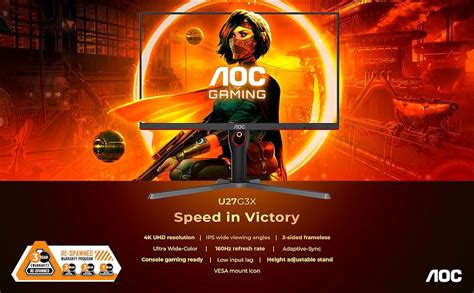 AOC GAMING U27G3X Gaming Monitor Review - eTeknix