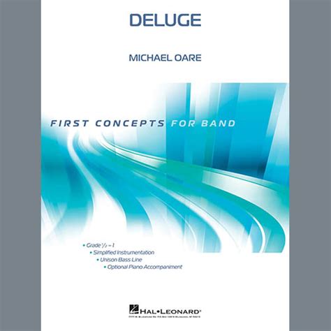 Deluge Sheet Music Michael Oare Concert Band